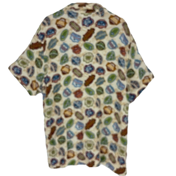 Disney NWT Hawaiian camp tourist parks shirt 
large animal kingdom - Picture 3 of 8